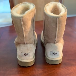 Sand UGG boots size 8